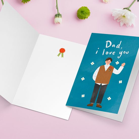 캘리그라피카드 어버이날 가정의달 감사카드 6종세트