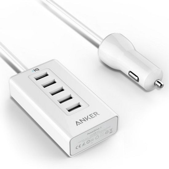 앤커 ANKER 50W 5포트 차량용 충전기(A23110) 5대동시 고속충전