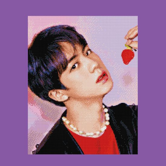 보석십자수 BTS 방탄소년단 큐빅페인팅 v2 진 40x50
