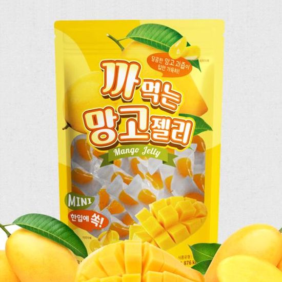 [1+1][광동푸드]까먹는 망고젤리 대용량 500g(총 1kg)