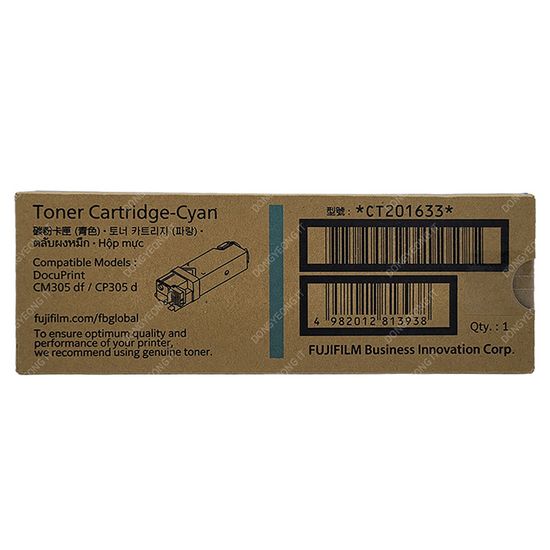 Fuji 정품 토너 DocuPrint CM305 df 파랑 CT201633