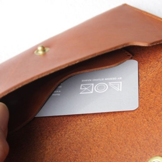 LOG Leather Pen case 천연가죽 필통 (오일풀업가죽)