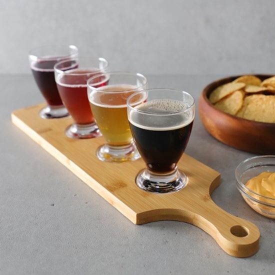 S브랜디잔 핸들 트레이 포함 세트 5p