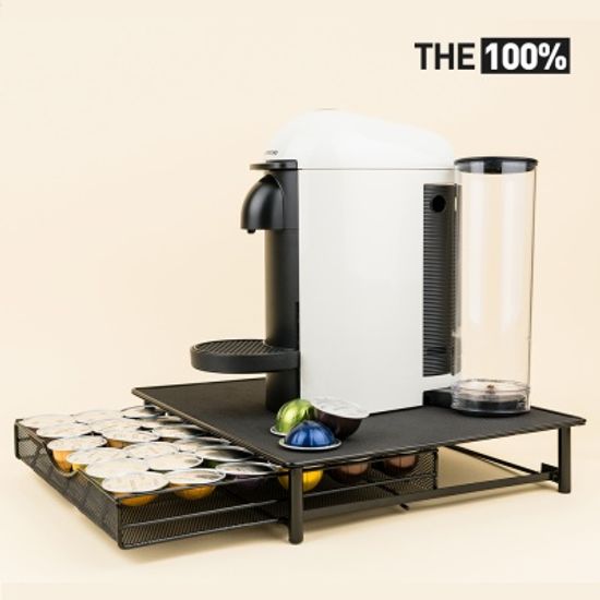 THE100% 버츄오 호환 캡슐커피 보관함 논슬립 서랍형 36구 홀더 거치대