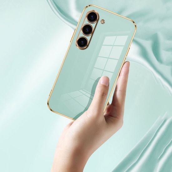 갤럭시 S23 S22 PLUS ULTRA 골드 테두리 실리콘케이스