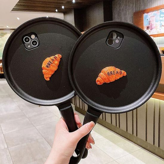 갤럭시 s23 s22 s21 특이한 후라이팬 데코덴 폰케이스