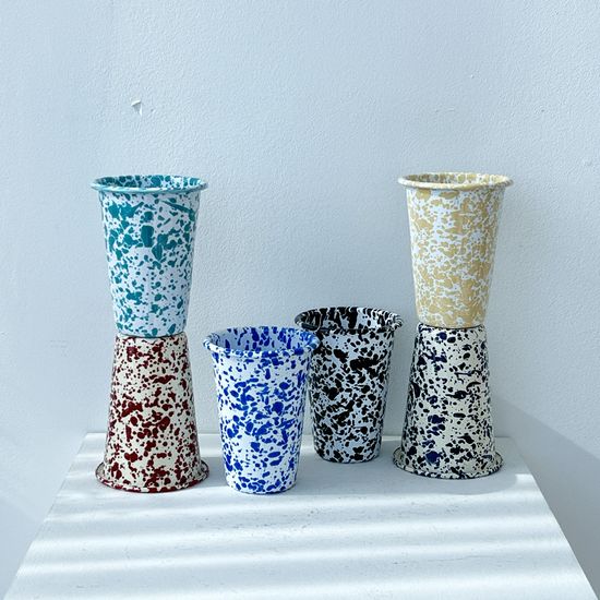 크로우캐년 마블 법랑 캠핑그릇 D93 텀블러(400ML) 1P