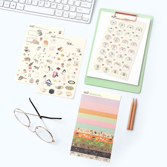 책 친구들 스티커