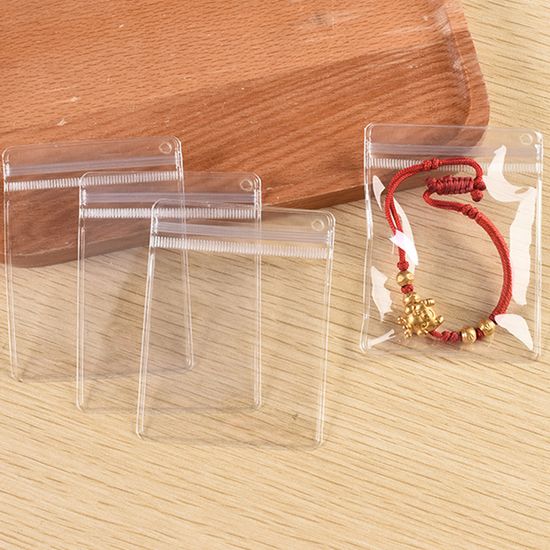 미니 pvc 지퍼백 키링 D고리 타공 열쇠고리 만들기 