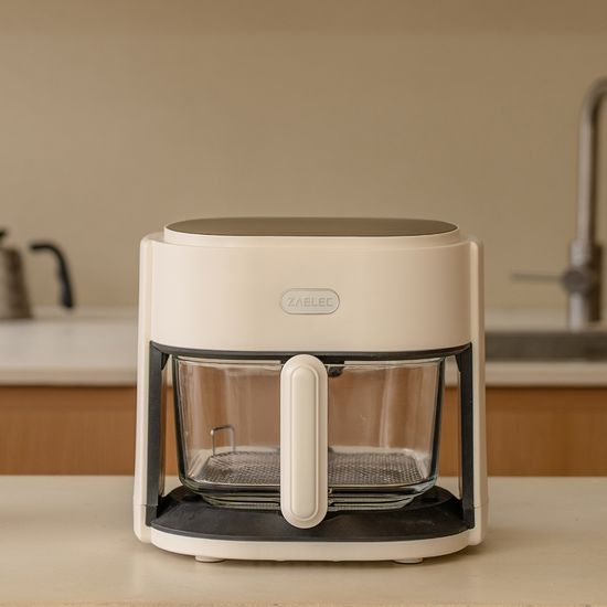 [자일렉] 대용량 글라스 에어프라이어 6L ZL-241GA