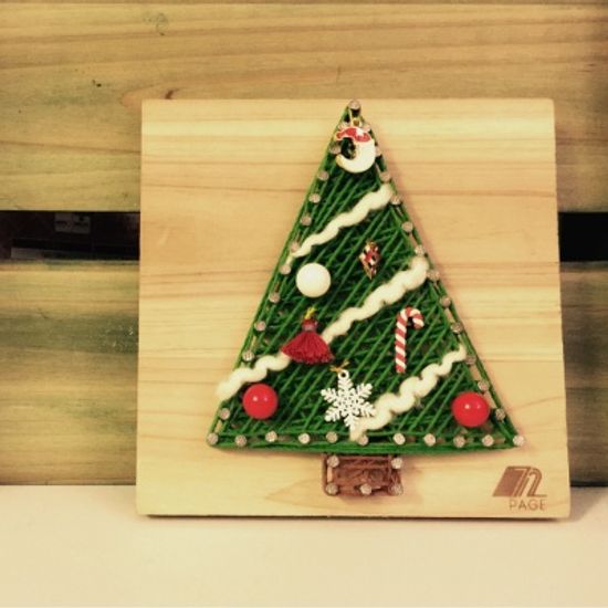 크리스마스 트리 스트링아트 만들기 패키지 DIY