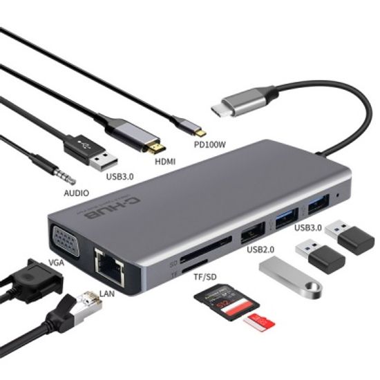 UM2 USB C타입 멀티 포트 허브 11in1 HDMI 노트북