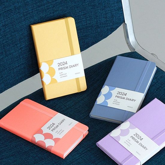 2024 프리즘 슬림 먼슬리 다이어리 (날짜형 월간) 
