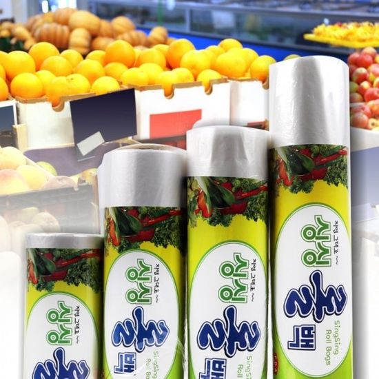 롤백 25X35 500매/일회용 위생 반투명 비닐 뜯어쓰는 