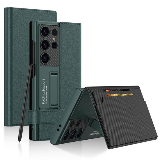 갤럭시 s25 울트라 플러스 카본 카드 지갑 가죽케이스