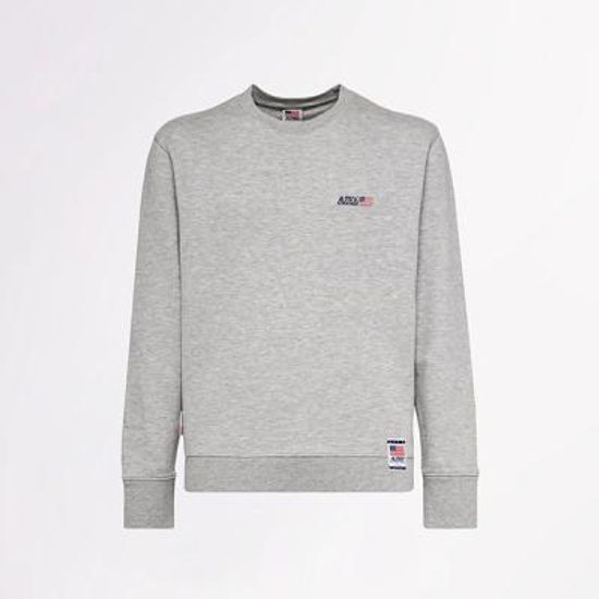 오트리 CREW NECK SWEATSHIRT BACK GREY (SWXM-A11M)