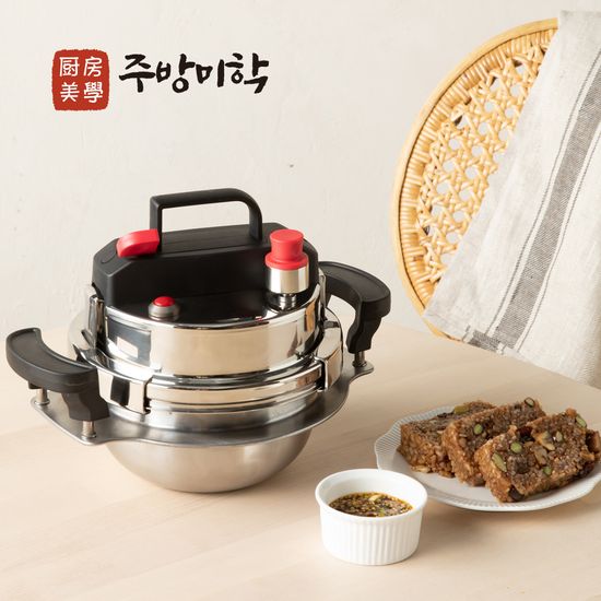 주방미학 심플 미니 1.2L 통삼중 압력밥솥 (2~3인용)