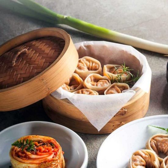 채식웰빙 김치손만두 4.2kg(1.4kgx3봉)