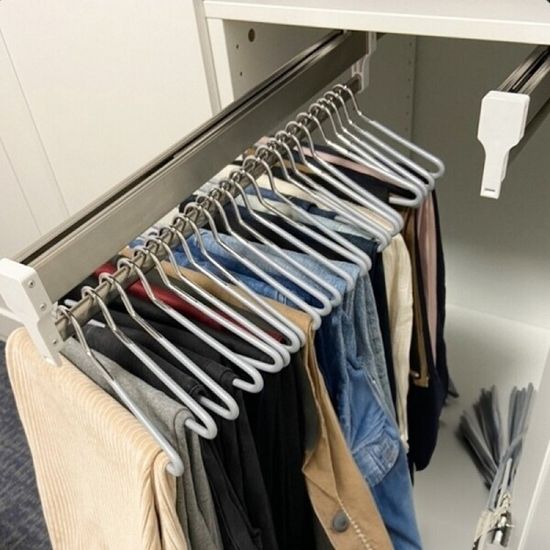 다용도 슬라이드식 옷장 레일 행거 4size