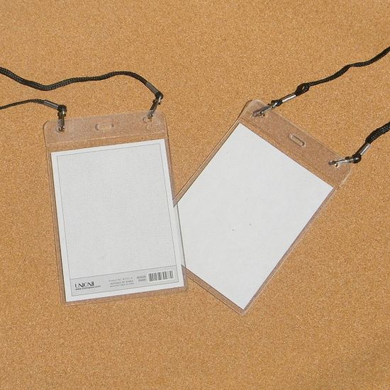 122x95mm 목걸이 스퀘어명찰 NT0015-세로 3팩(30개)