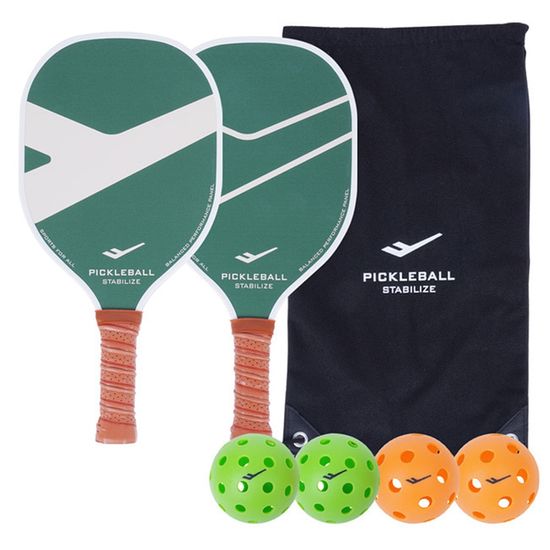 프로-스펙스 우든 피클볼 라켓 패들 세트
