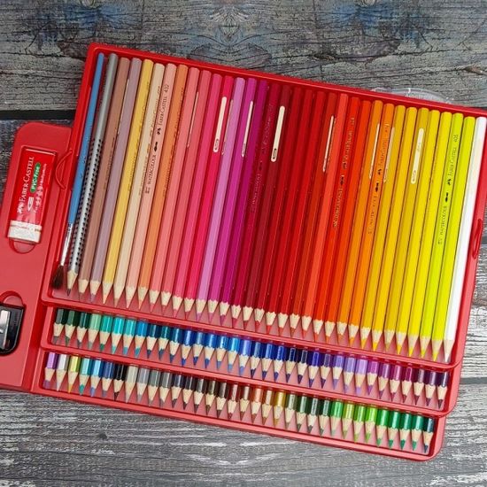 파버카스텔 수채색연필 100색+연필+깎이+지우개115967