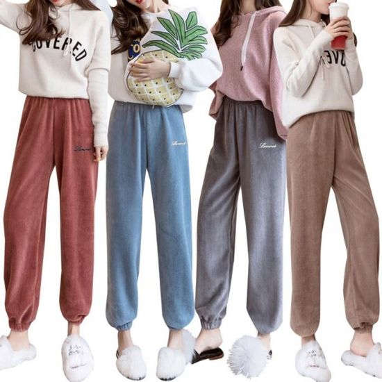 포근한 구름바지 수면바지 융털바지 극세사바지 수면