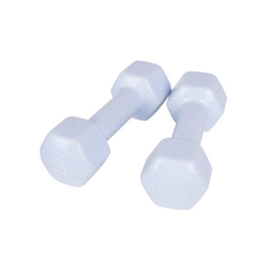 아이워너 뷰티 육각 덤벨 3kg 스카이블루 2ea