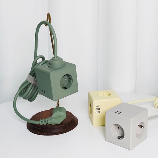 에코너 큐브멀티탭 전선형3m MT03(3구+C타입+USB)