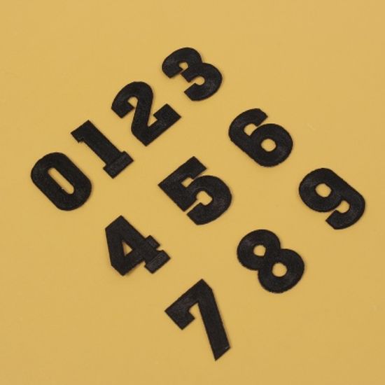 리폼왕 숫자 열접착 와펜 10종세트 DIY 자수패치