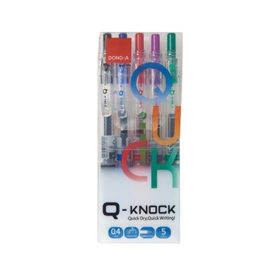 동아 Q노크 5색세트(0.4mm)