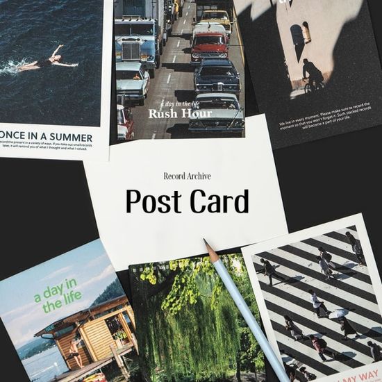 루카랩 레코드 아카이브 엽서 6종 세트