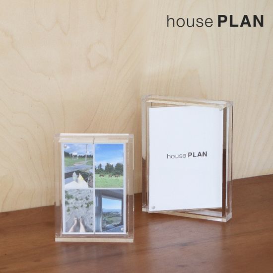 하우스플랜 회전 아크릴액자 2sizes