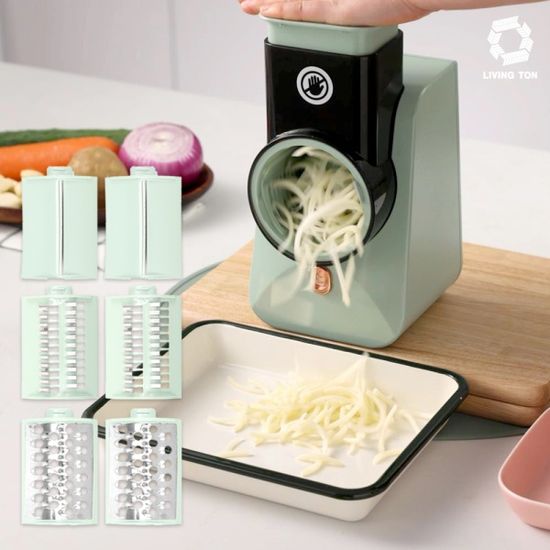 리빙톤 돌돌이 전동채칼 오토슬라이서 HS-1002