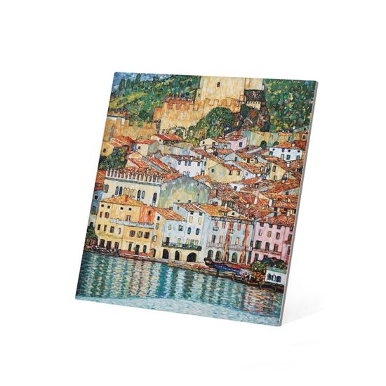 클림트 - 가르다 호숫가 말체시네 20x20cm