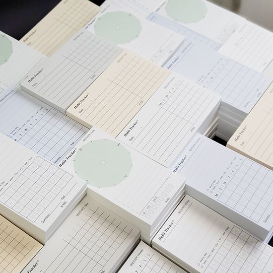 해빗 트래커 메모지 루틴8종