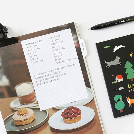 문학 듀얼 인덱스 스티키 노트