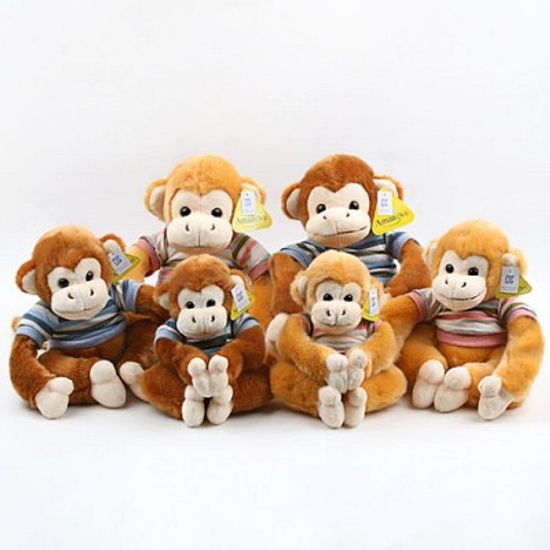 아망스 골드몽키 봉제인형 라이트브라운 - 중형(25cm)