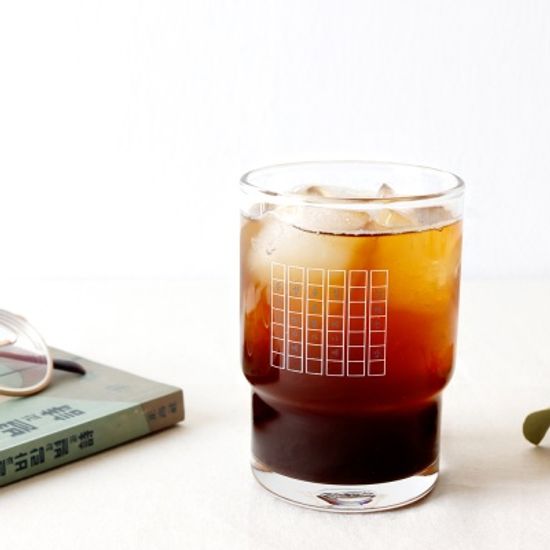 한국문학 스택 유리컵