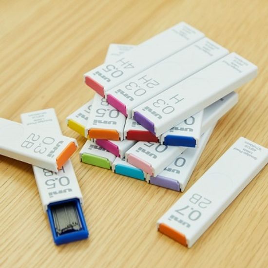 0.5mm 번짐없는 샤프심..유니 Smudge Proof 1갑(10통)