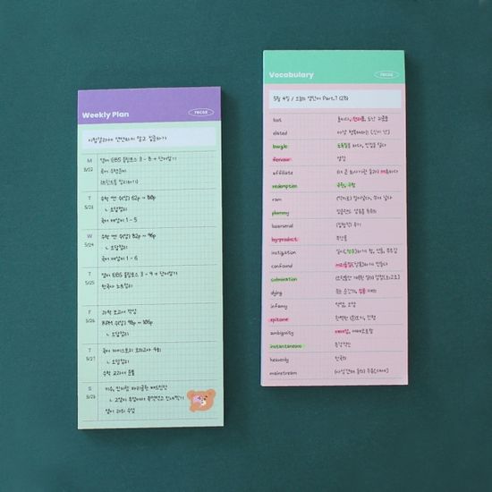 데이투데이 메모패드 메모지 떡메모지