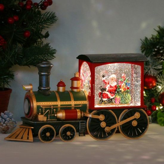 크리스마스 오르골 - 올드맨 트레인 기차 워터볼