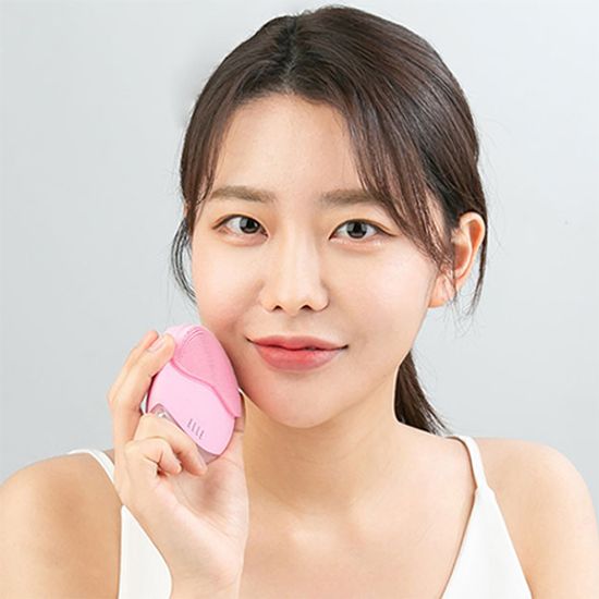 엘르 실리콘 2세대 충전식 진동클렌저 ELB-101 (핑크)