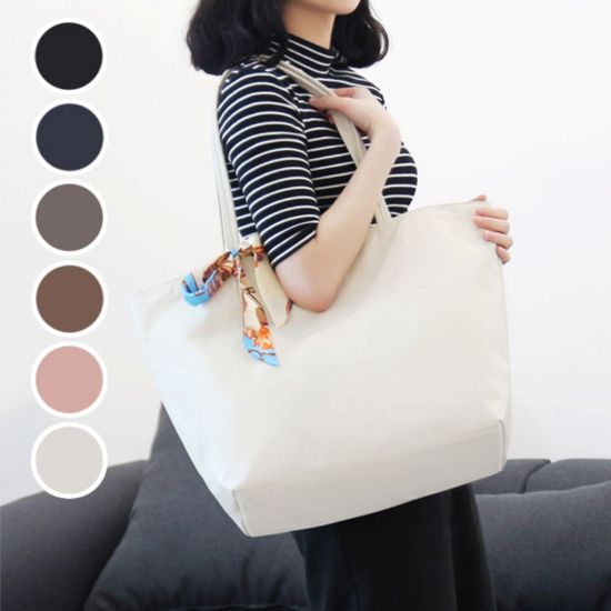 튼튼한 베이직 숄더백 쇼퍼백 에코백 가방 (WBD0F1F)