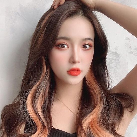 옴브레 붙임머리 헤어피스 7종 컬러 포인트 부분 피스