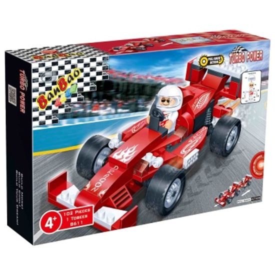 [3D퍼즐마을][반바오] BO8611 터보파워 레드스타-풀백 모터