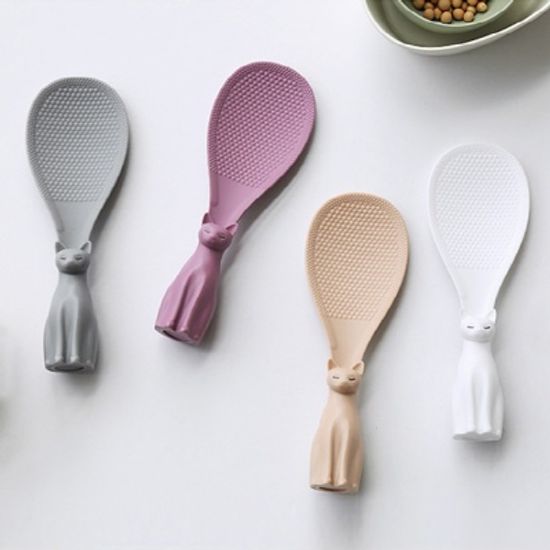 국내산 고양이 밥주걱 컬러 랜덤 발송