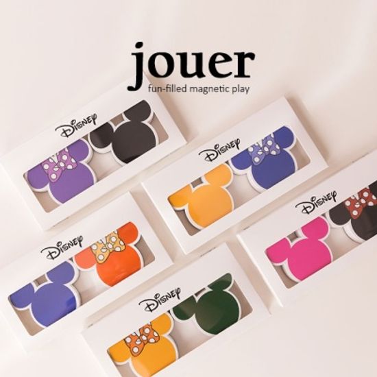 [꼬메모이] 디즈니 미키앤미니 자석지우개 / 화이트