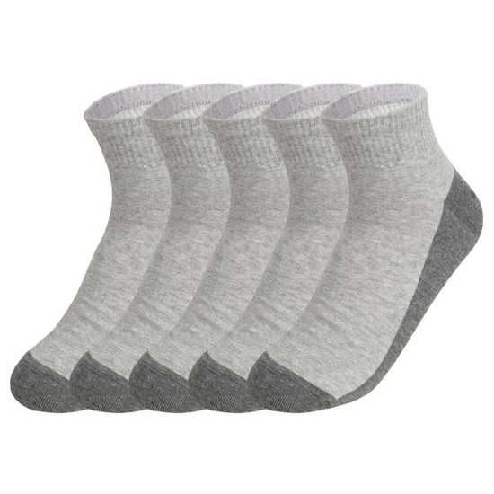 [쿠비카]언더 배색 남성 단목 양말 5족 CM-S404