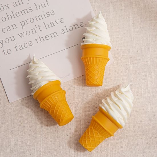 바닐라 소프트아이스크림 모형 1개